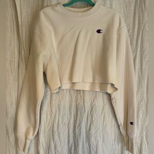 Cropped Champion Crewneck